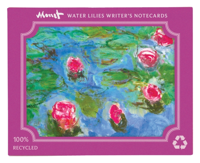 Monet Waterlilies ECO Writer's Notecards : Writers Notecards, Cards Book