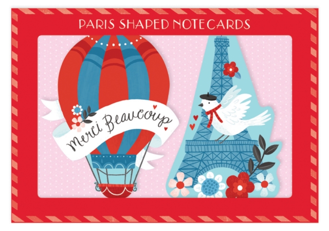 Paris Shaped Notecards, Cards Book