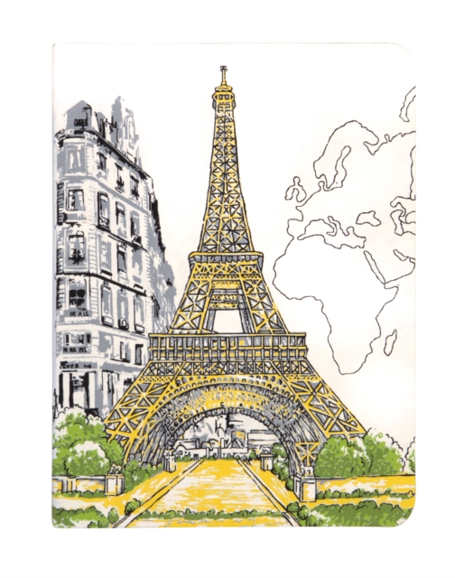 Paris Eiffel Tower Handmade Journal, Notebook / blank book Book