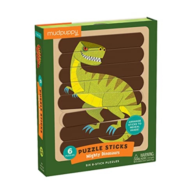 Mighty Dinosaurs Puzzle Sticks, Toy Book