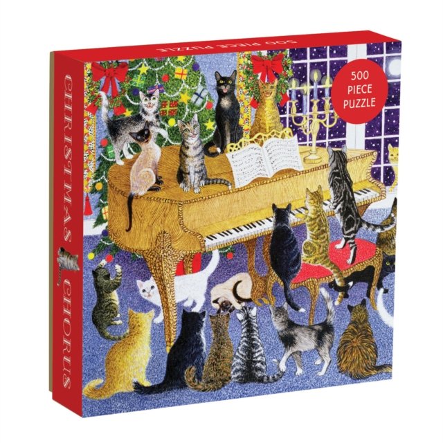 Christmas Chorus 500 Piece Puzzle, Jigsaw Book