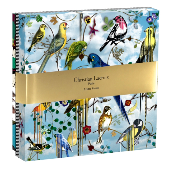 Christian Lacroix Birds Sinfonia 250 Piece 2-Sided Puzzle, Jigsaw Book