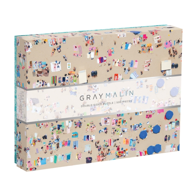 Gray Malin The Beach Two-sided Puzzle, Jigsaw Book