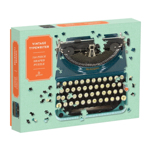 Just My Type: Vintage Typewriter 750 Piece Shaped Puzzle, Jigsaw Book