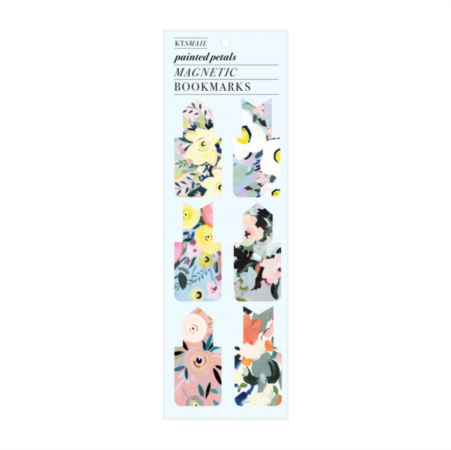 Painted Petals Magnetic Bookmark, Bookmark Book