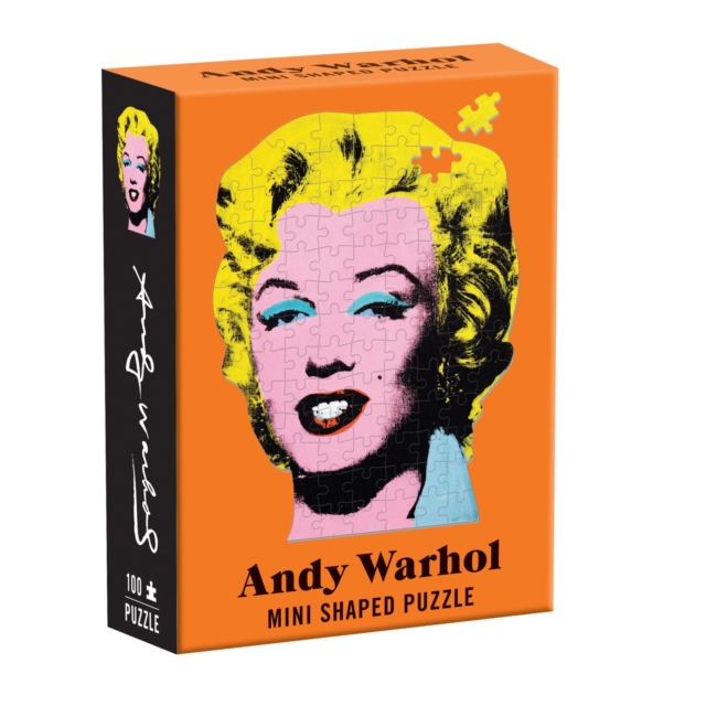 Andy Warhol Mini Shaped Puzzle Marilyn, Jigsaw Book