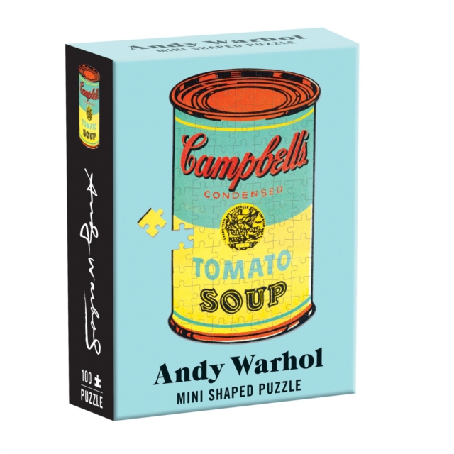 Andy Warhol Mini Shaped Puzzle Campbell's Soup, Jigsaw Book