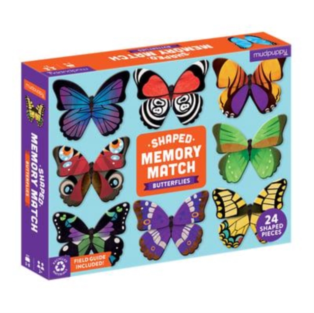Butterflies Shaped Memory Match, Game Book
