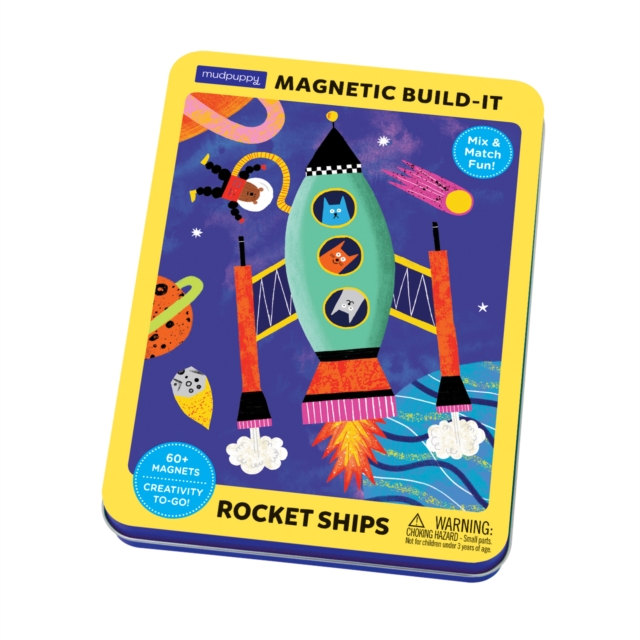 Rocket Ships Magnetic Build-it, Toy Book
