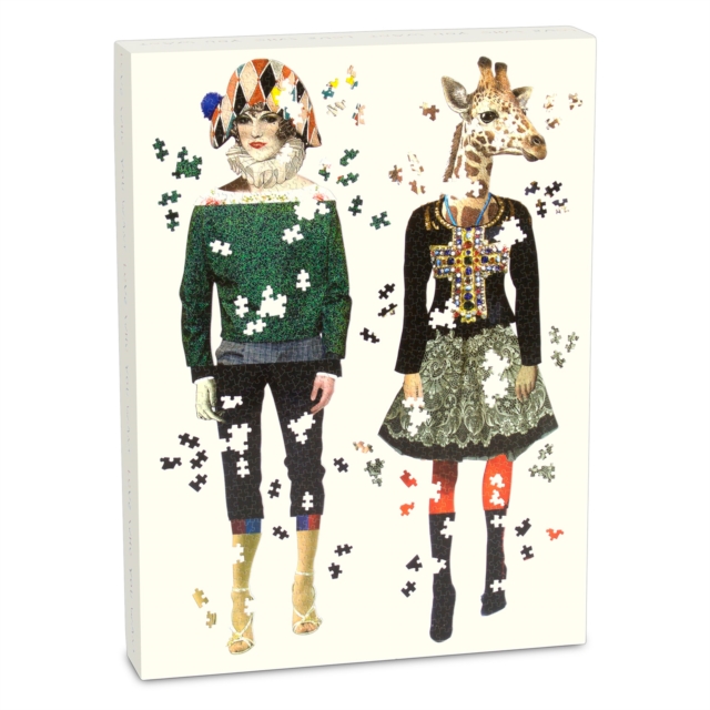 Christian Lacroix Heritage Collection Love Who You Want 750 Piece Shaped Puzzle Set, Jigsaw Book
