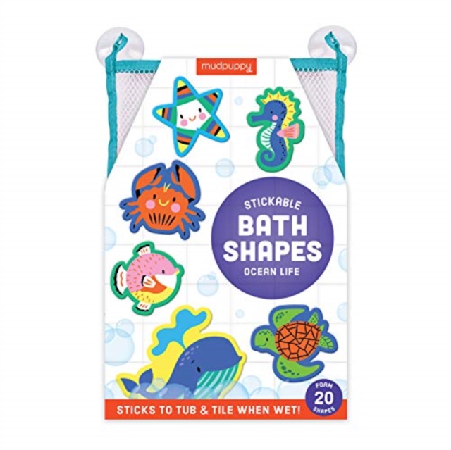 Ocean Life Stickable Foam Bath Shapes, Game Book