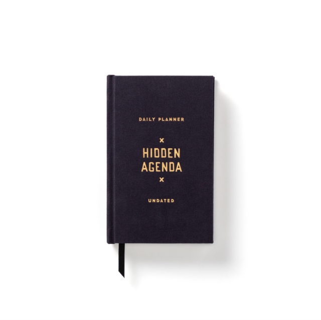 Hidden Agenda Undated Mini Planner, Diary or journal Book