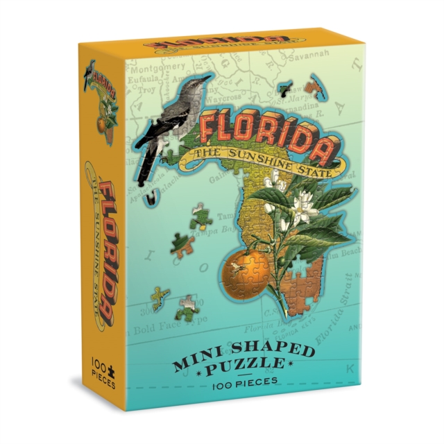 Florida Mini Shaped Puzzle, Jigsaw Book