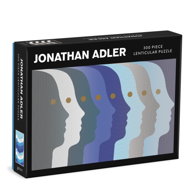 Jonathan Adler Atlas 300 Piece Lenticular Puzzle, Jigsaw Book