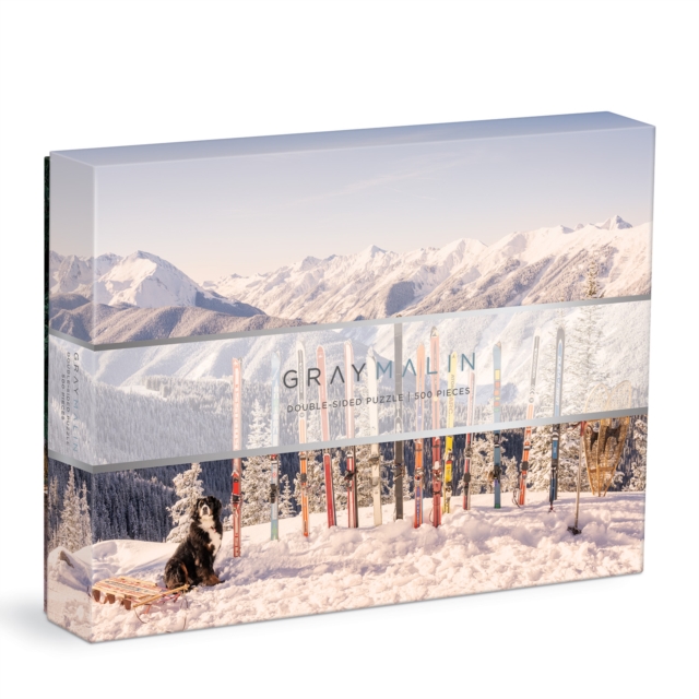 Gray Malin The Winter Holiday 500 Piece Double Sided Puzzle, Jigsaw Book