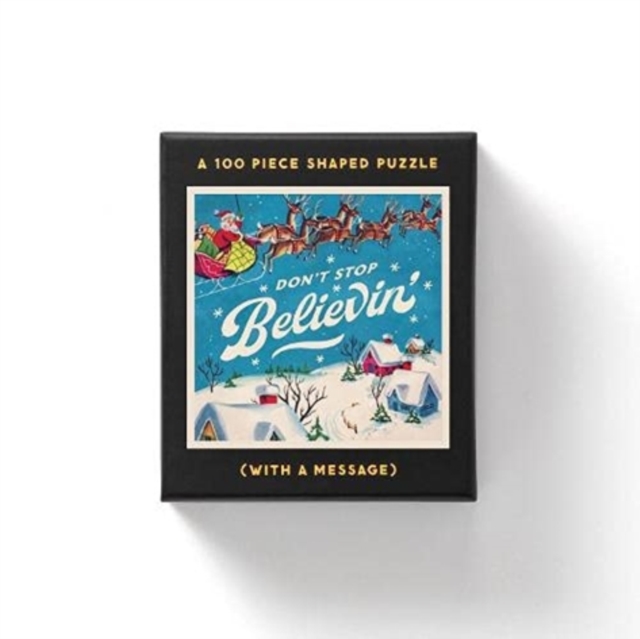 Don't Stop Believin' 100 Piece Mini Shaped Puzzle, Jigsaw Book