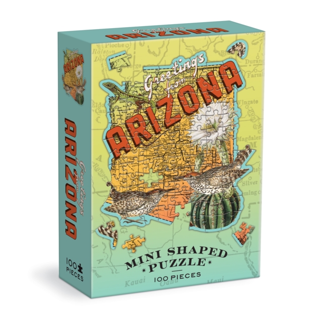 Arizona Mini Shaped Puzzle, Jigsaw Book