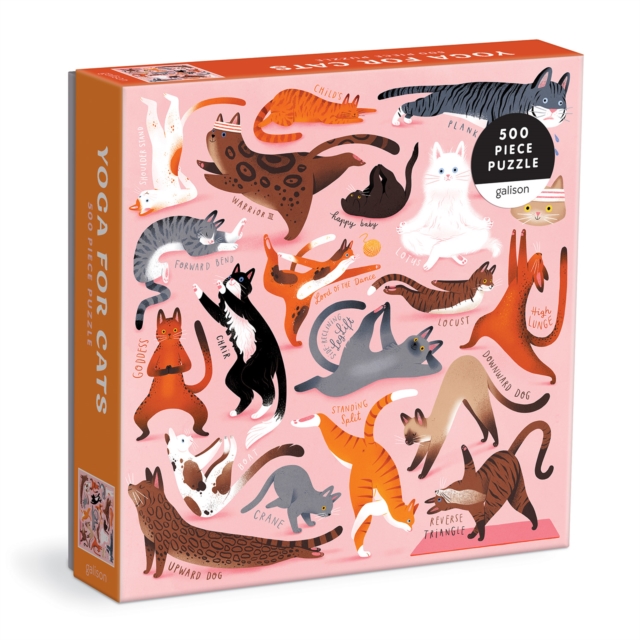 Yoga for Cats : 500 Piece Puzzle, Jigsaw Book