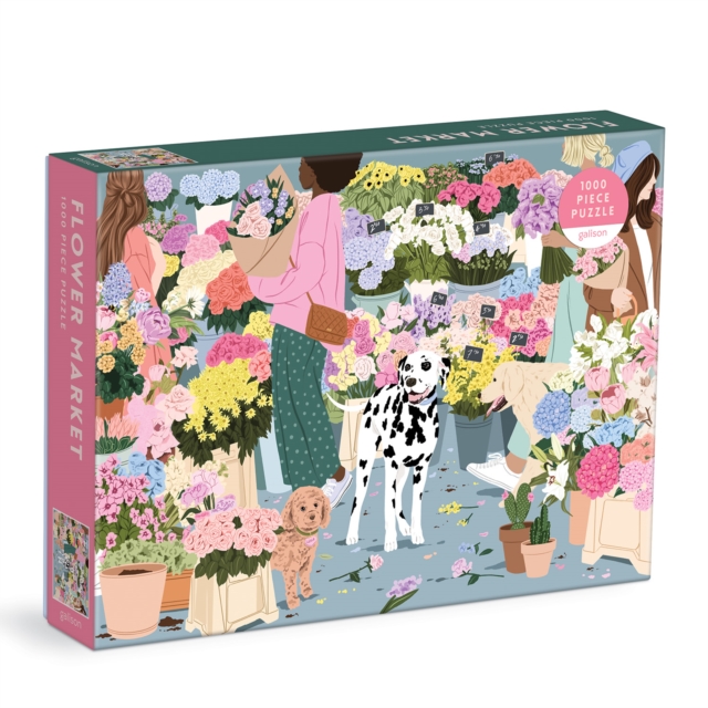 Flower Market 1000 Piece Puzzle, Jigsaw Book