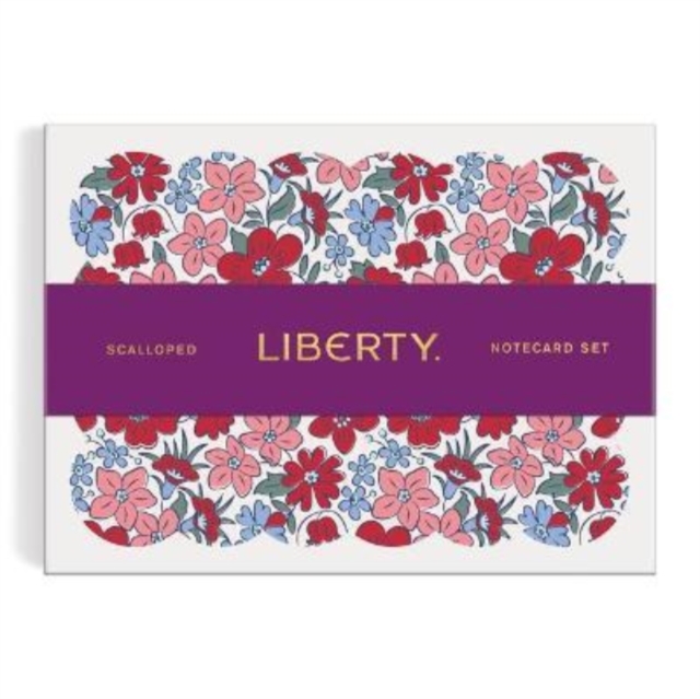 Liberty Scalloped Shaped Notecard Set, Miscellaneous print Book