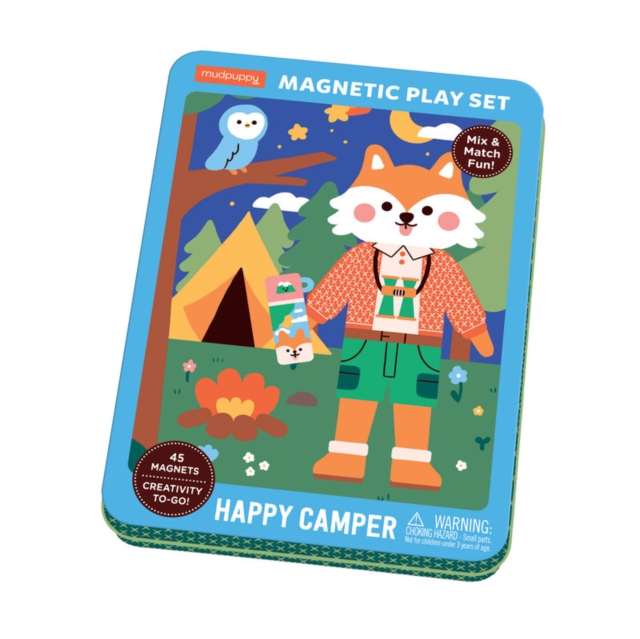 Happy Camper Magnetic Play Set, Toy Book