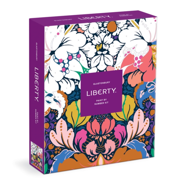 Liberty Glastonbury Paint By Number Kit, Kit Book