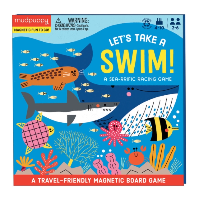 Let's Take a Swim Magnetic Board Game, Game Book
