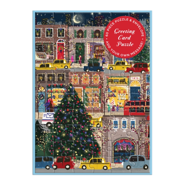 Joy Laforme Winter Lights Greeting Card Puzzle, Jigsaw Book
