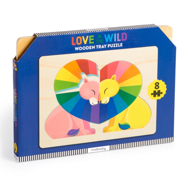 Love in the Wild Wooden Tray Puzzle, Jigsaw Book