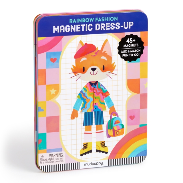 Rainbow Fashion Magnetic Dress-Up, Toy Book