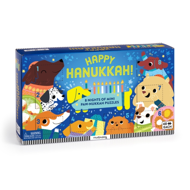 Happy Hanukkah! Countdown Puzzle Set, Jigsaw Book
