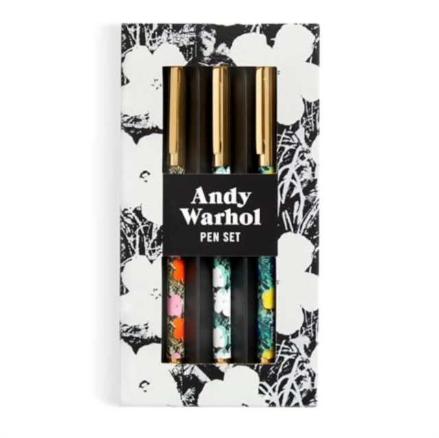 Warhol Flowers Everyday Pen Set, Paints, crayons, pencils Book