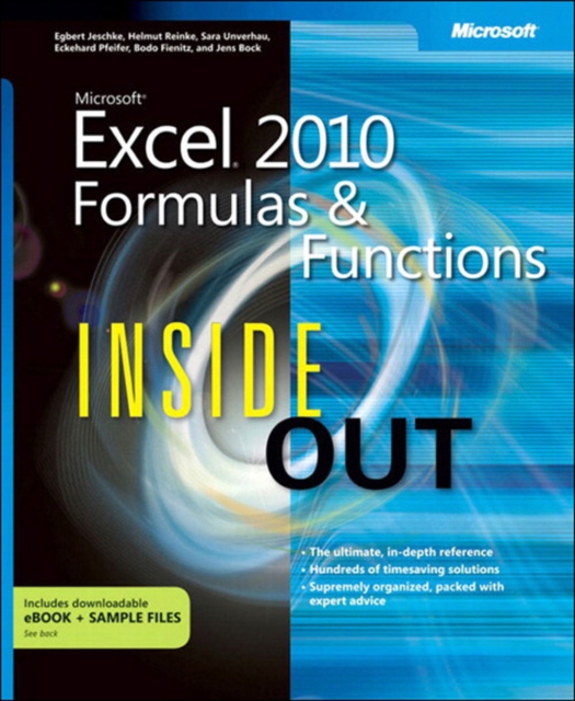 Microsoft Excel 2010 Formulas and Functions Inside Out, PDF eBook