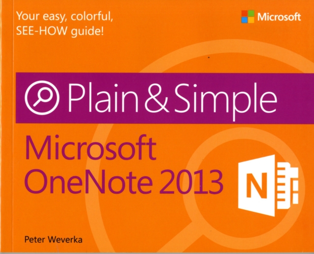 Microsoft OneNote 2013 Plain & Simple, Paperback Book