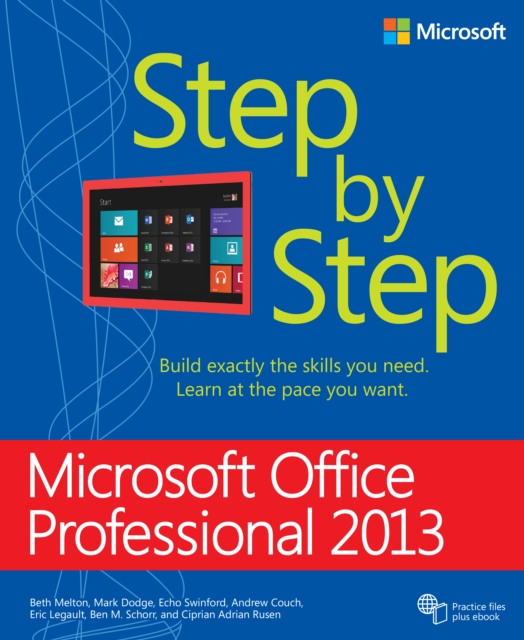 Microsoft Office Professional 2013 Step by Step, EPUB eBook