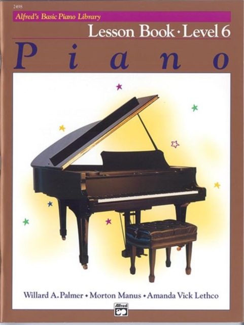 ALFREDS BASIC PIANO COURSE LESSON BOOK 6, Paperback Book