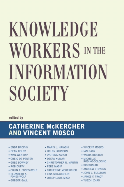 Knowledge Workers in the Information Society, Paperback / softback Book