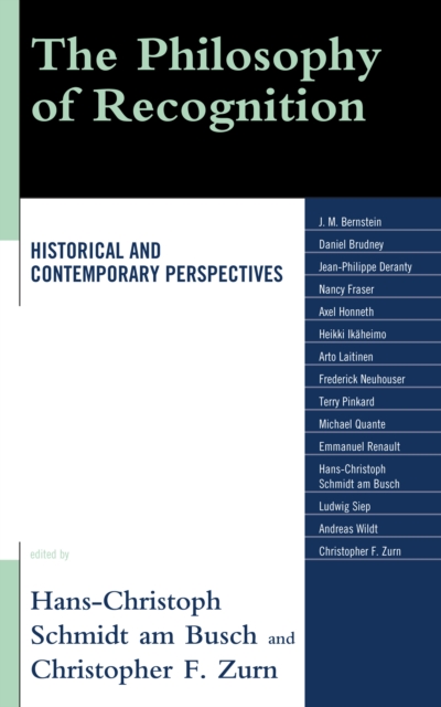 Philosophy of Recognition : Historical and Contemporary Perspectives, EPUB eBook
