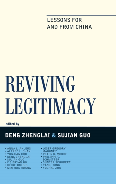 Reviving Legitimacy : Lessons for and from China, EPUB eBook
