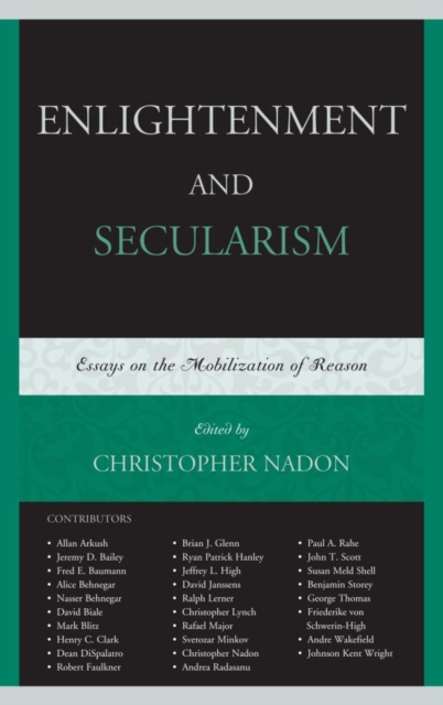 Enlightenment and Secularism : Essays on the Mobilization of Reason, EPUB eBook