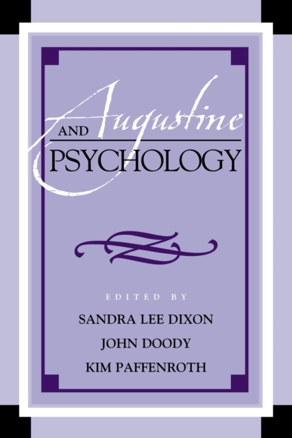 Augustine and Psychology, EPUB eBook