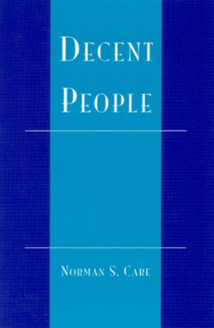 Decent People, Hardback Book