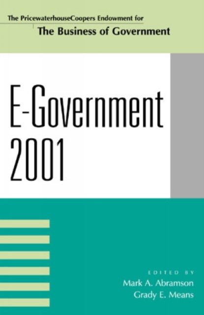 E-Government 2001, Hardback Book