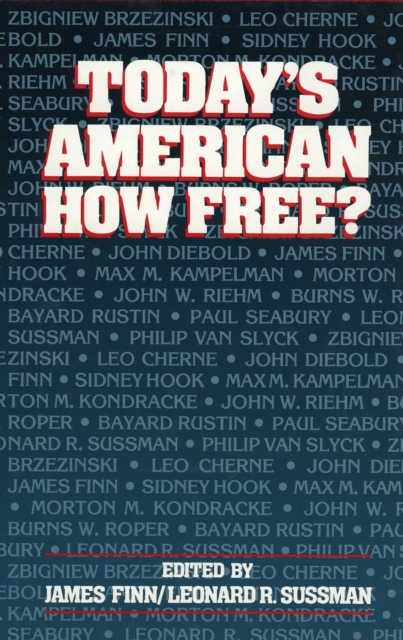 Today's American : How Free?, Hardback Book