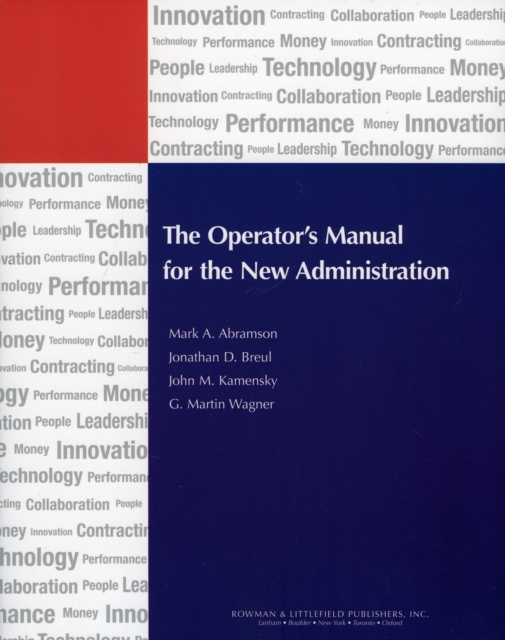 The Operator's Manual for the New Administration, Hardback Book