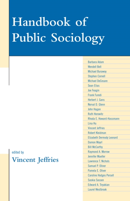 Handbook of Public Sociology, EPUB eBook