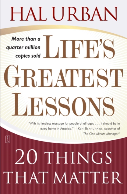 Life's Greatest Lessons : 20 Things That Matter, EPUB eBook