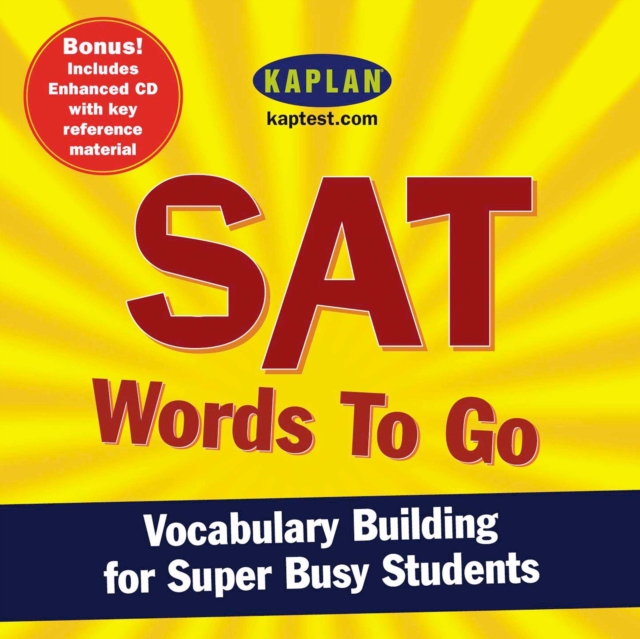 SAT Words to Go : Vocabulary Building for Super Busy Students, eAudiobook MP3 eaudioBook