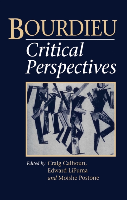 Bourdieu : Critical Perspectives, Paperback / softback Book