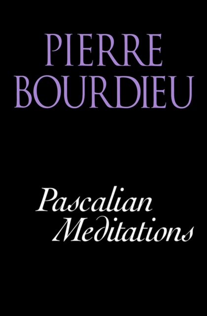 Pascalian Meditations, Paperback / softback Book